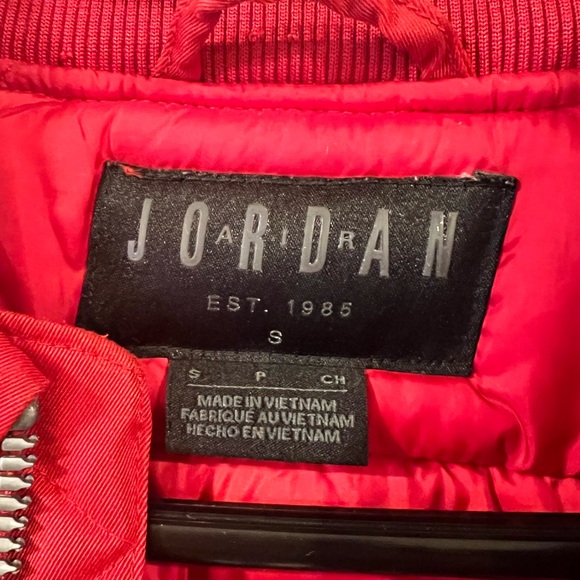 Jordan Red Bomber Jacket - Picture 3 of 3